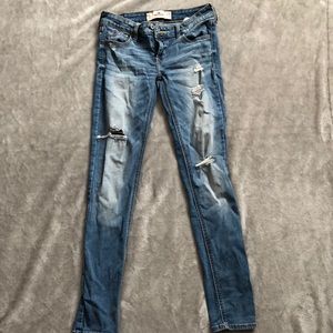 light wash Holister distressed jeans